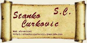 Stanko Ćurković vizit kartica